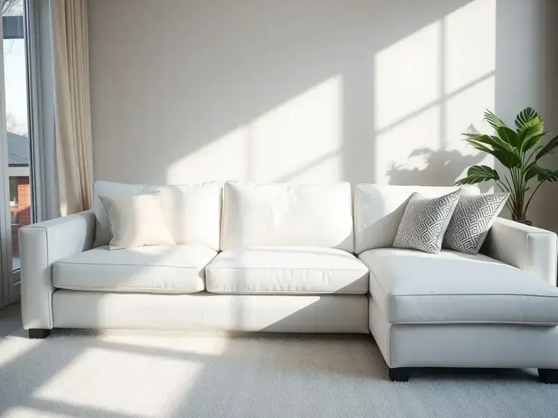 Upholstery cleaning results