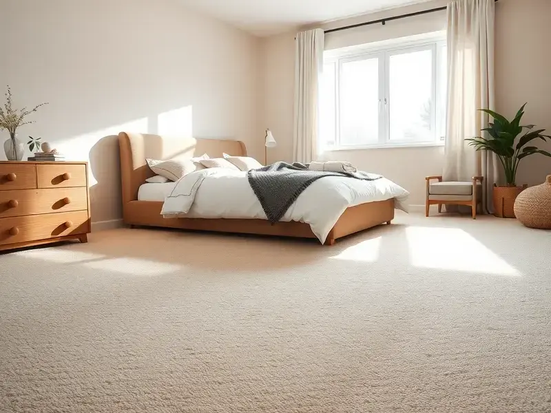 Bedroom carpet cleaning