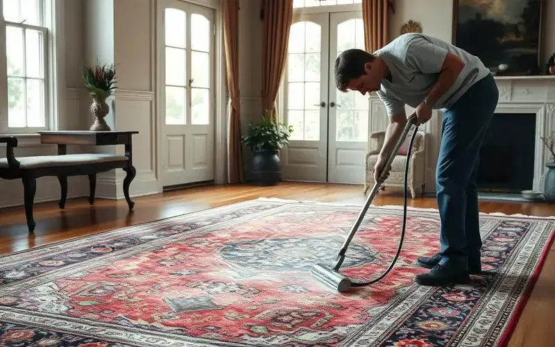 Area rug cleaning service